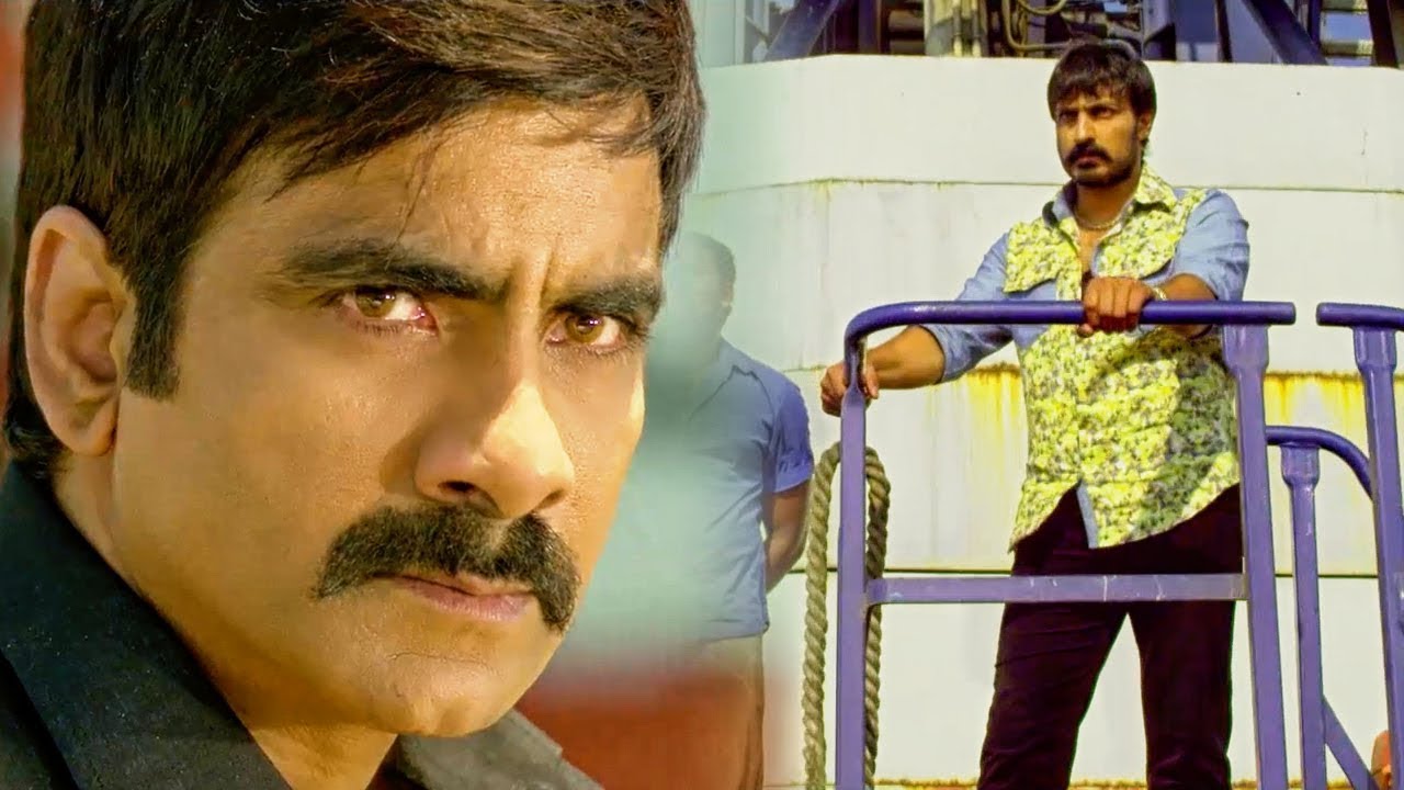 ईमानदार पुलिस ऑफिसर | रवि तेजा धमाकेदार एक्शन सीन