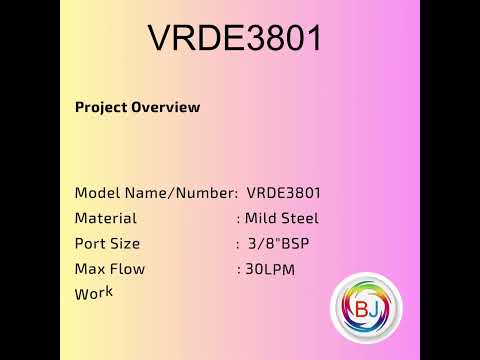 Vrde3801 dual pilot operated check valve