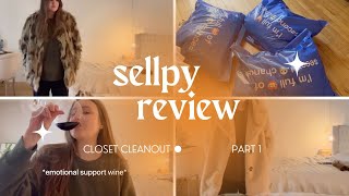 Cleaning my closet + selling on sellpy | Review part 1
