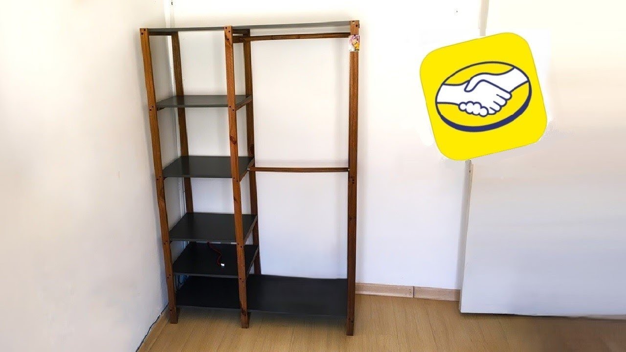 Montagem/Unboxing da Estande C/ Prateleiras E Cabideiro da Loja Aize - Quarto Gamer