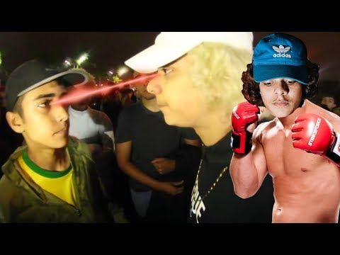 O dia que o LEOZIN chamou o ADVERSÁRIO pro FIGHT...