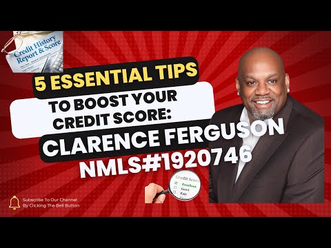 Boost Your Credit Score in 5 Steps | Coach Clarence TV