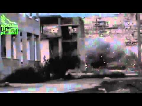 استهداف دبابة لقوات النظام بعبوة ناسفة من قبل كتيبة قوافل الشهداء في ريف إدلب