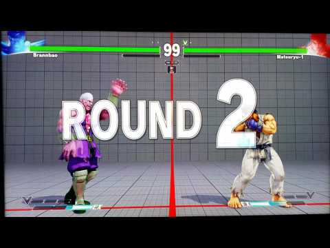 Street Fighter 5 - Brannbao(bison) vs matsuryu-1(ryu)
