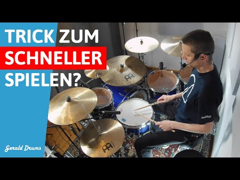 Mit diesem Trick doppelt so schnell spielen! - Schlagzeug lernen mit Gerald Drums