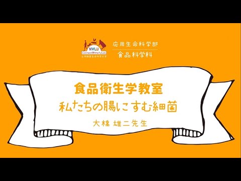 動物科学科 私たちの腸にすむ細菌【日本獣医生命科学大学 応用生命科学部 １分動画 食品衛生学教室】