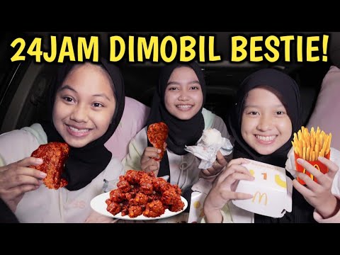 24-HOUR CHALLENGE IN THE CAR, CAN'T GET OUT | Desma And Bestie