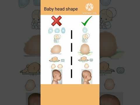 Best position for Head Shape #pregnancy #growth #cute