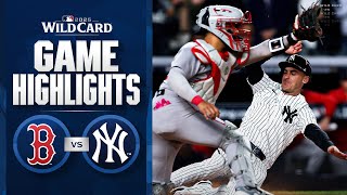 Red Sox vs. Yankees AL Wild Card Game 3 Highlights (10/2/25) | MLB Highlights