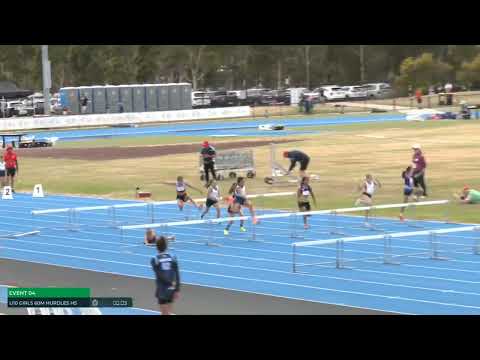 Girls U10 60m Hurdles Heat 5: 2025/26 State Combined Event Championships
