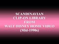 Scandinavian Clip On Library From Walt Disney Home Video Mid 1990s