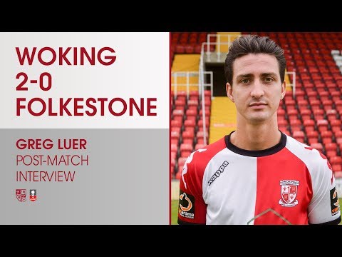 Woking 2 - 0 Folkestone Invicta | Greg Luer Interview