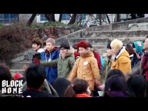 [BLOCK HOME] 111123 Block B dancing to Roly Poly FANCAM