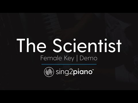 The Scientist (Female Key - Piano Karaoke demo) Coldplay