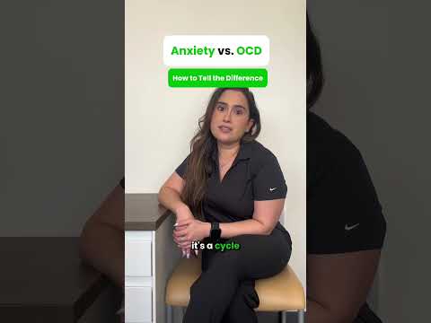 OCD vs. Anxiety: A therapist explains the real difference ( it’s not what you think). #shorts