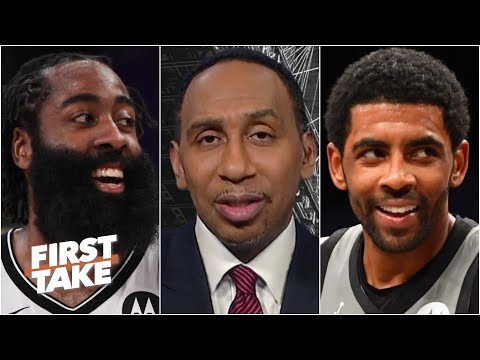 斯蒂芬-A.被賣給了布魯克林籃網隊，成為奪冠熱門｜第一時間報道 (Stephen A. is sold on the Brooklyn Nets as title favorites | First Take)