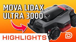 Mova LiDax Ultra 3000 AWD Robot Mower Highlights