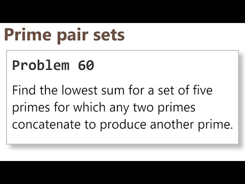 Using Graph Theory to Tackle the 1st "Hard" Problem from Project Euler! (PE#60 - C/C++)