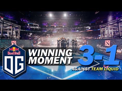 OG Winning Moment (OG vs Liquid) TI9 Finals