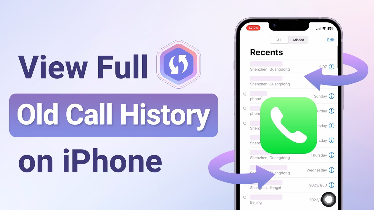  check call history on iPhone YouTube video