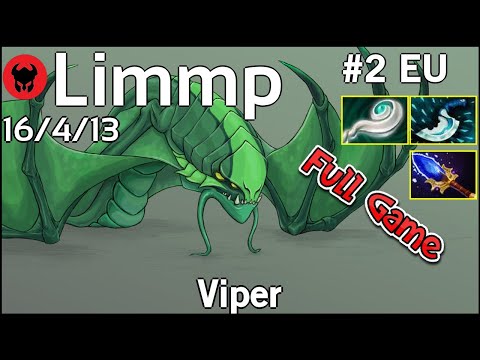 Limmp [coL] plays Viper!!! Dota 2 Full Game 7.20