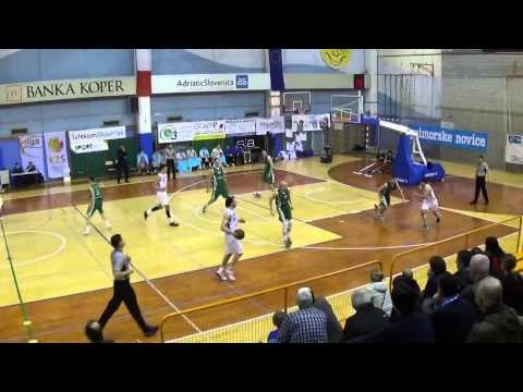 KK Portorož vs KK Zlatorog Laško highlights 10.01.2015