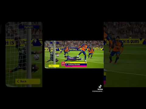 Messi and Ronaldo amazing goal for Barcelona in efootball mobile gameplay ❤️