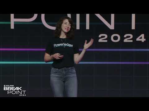 Powerledger expands with Solana - Keynote from Solana Breakpoint 2024