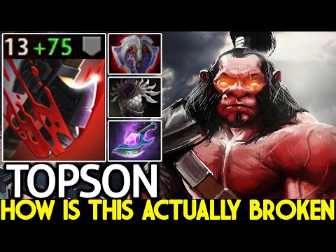 TOPSON [Axe] How is this Actually Broken 88 Armor Buffed Dota 2