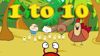 Counting 1-10 Song  Number Songs for Children  The