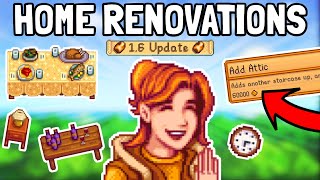Upgrade Your House With These New Home Renovations in Stardew Valley 1.6!