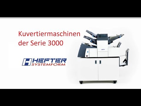 Kuvertiermaschinen der Serie 3000 von HEFTER