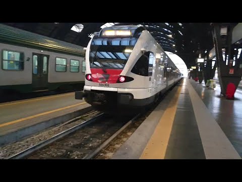 RegioExpress 25570 departing from Milan Central Station to Erstfeld (Uri, Switzerland)