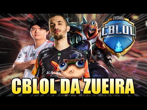DYNQUEDO DE ZED E QUADRAKILL DO LUCI - CBLOL DA ZUEIRA