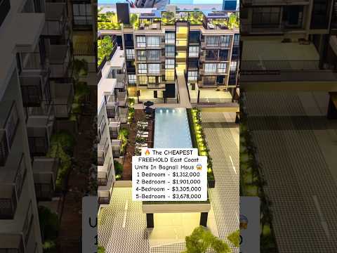 🔥 The CHEAPEST FREEHOLD East Coast Units In Bagnall Haus From Only $1,312,000! 😱
