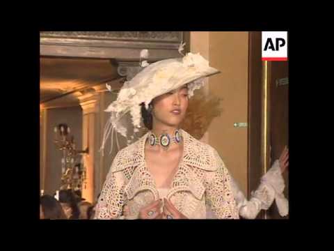 FRANCE: GALLIANO SPRING/SUMMER COLLECTION FOR CHRISTIAN DIOR