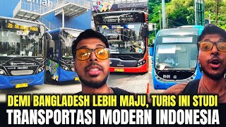 Download lagu Bangladeshi tourists come to Jakarta to see the future of transportation. mp3