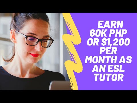 Earn 60k Php or $1,200 per month as an ESL Online Tutor at Acadsoc.ph l Work From Home