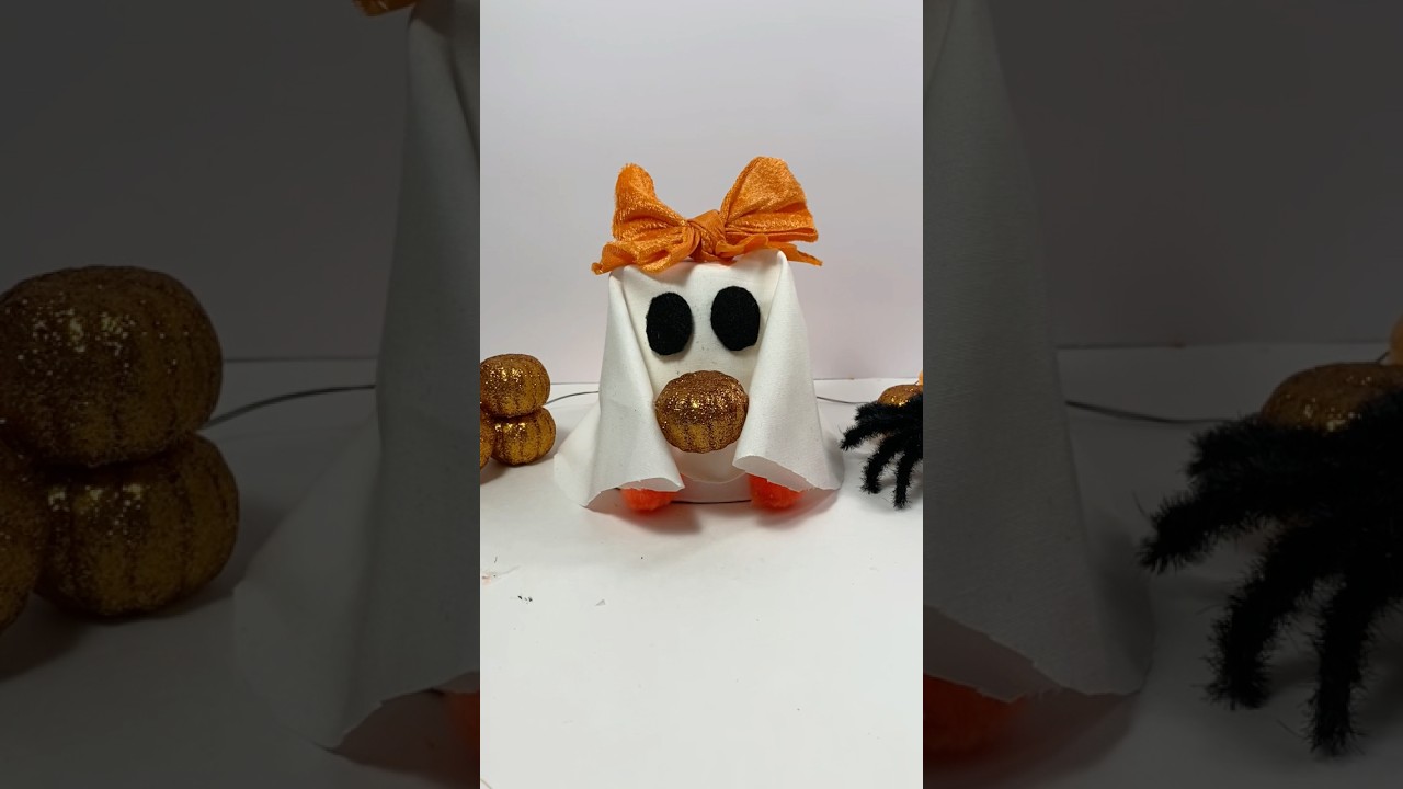 Easy DIY Halloween Ghost! 🎃