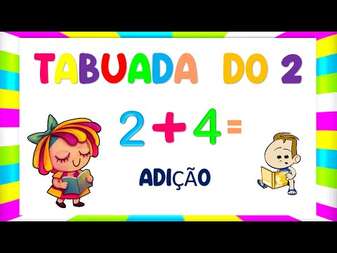 TABUADA DE ADIÇÃO  DO 2  - APRENDENDO A SOMAR  |  CONTAR | MATEMÁTICA EDUCAÇÃO INFANTIL