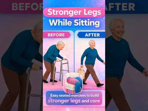 Weak Legs? Try These 4 Exercises While Sitting (Works Fast!)