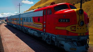 Train Sim World 3 PS4 - EMD F7 Santa Fe Railroad Livery - Switching It Up Scenario - Cajon Pass