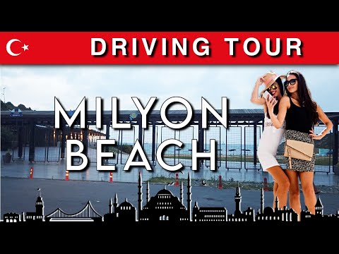 🇹🇷Istanbul Kilyos 🏖 | Road to Miliyon Beach | August 2022 | 4K HD•60fps