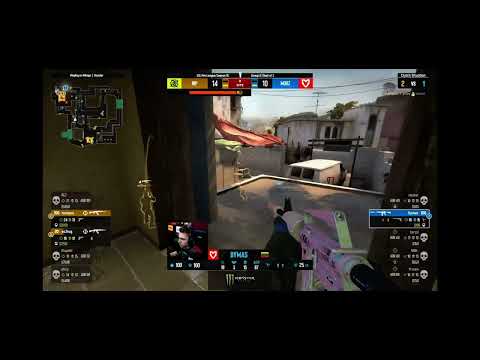 Bymas 1v2 against NIP! ESL Pro League- Counter Strike Clips