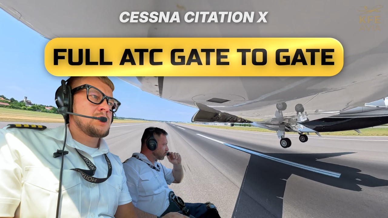 FULL ATC GATE TO GATE | CESSNA CITATION X FLIGHT OVER MILAN! ✈️🇮🇹