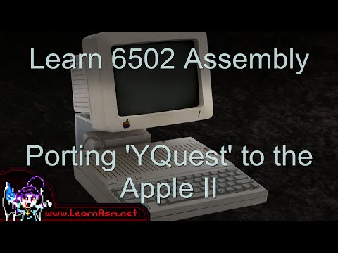 Apple II Specific code - Yquest6502 - Lesson YQuest5