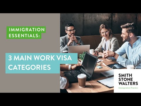 3 main UK work visa categories explained
