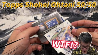 [菜雞開卡Ep24]2024 Topps Shohei Ohtani 50/50 1/1 auto glove card 拆大谷翔平 50/50 第一天拆棒球怎麼就拆到房子啦!!?? 記念BOXを開封