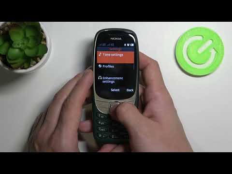 How to Manage Touch Sounds on NOKIA 6310 - Sound Settings