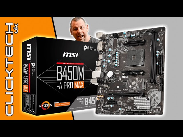 Mainboard MSI B450M-A PRO MAX